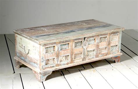 Our Whiteleaf Upcycled Trunk Box Coffee Table Is Great For Hiding Away