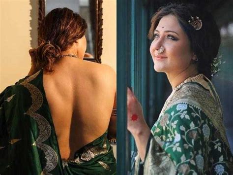 bengali actress swastika mukherjee saree photoshoot pics body positivity galatta