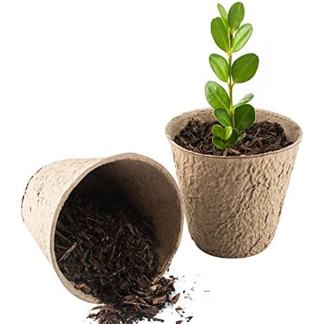 3 Inch Peat Pots Pack Of 50 Seed Starter 30 Free Plant Markers