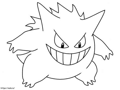 Pokemon Ektoplazması boyama