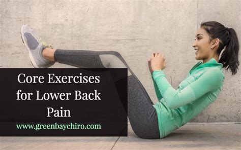 Core Exercises For Lower Back Pain Lifestyle Chiropractic
