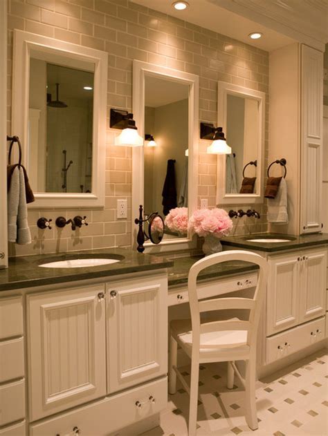 Do you think houzz bathroom mirrors appears nice? Triple Mirror Vanity | Houzz