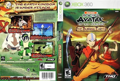 Rgh360ltu Xbox 360 Avatar Last Airbender Burning Earth