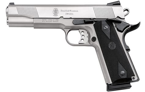 Smith And Wesson Sw1911 45 Acp Stainless Centerfire Pistol Sportsmans