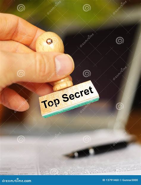 Top Secret Stock Photo Image Of Concept Desktop Privacy 13791460