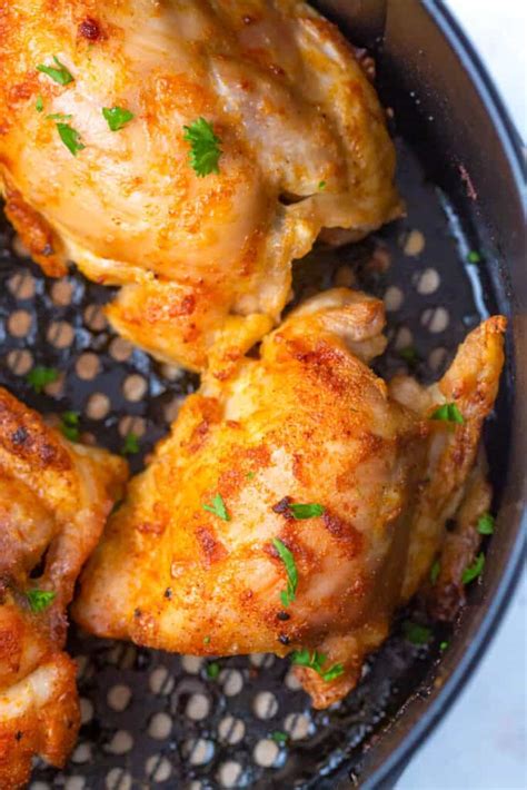 Easy Air Fryer Boneless Chicken Thighs Recipe All Things Mamma