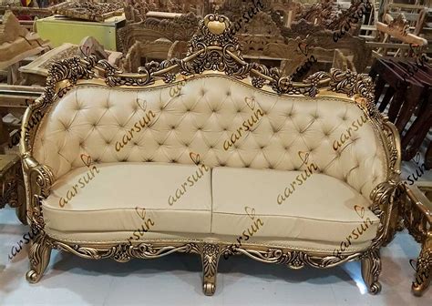Best Quality Wooden Victorian Sofa Set Yt 123