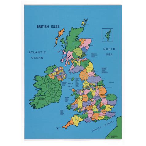 He1003456 British Isles Map Mat Hope Education