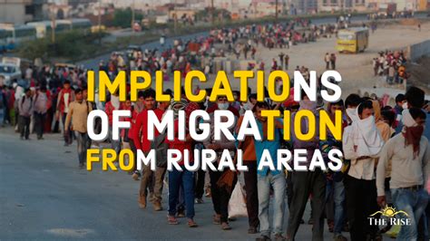 Implications Of Migration From Rural Areas