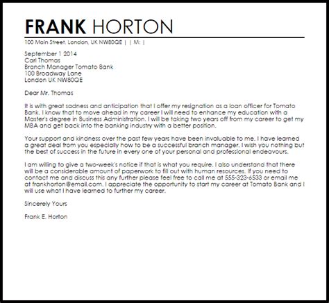Legalcontracts.com has been visited by 10k+ users in the past month Bank Resignation Letter | Resignation Letters | LiveCareer