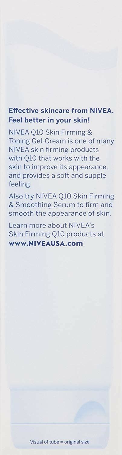 Nivea Skin Firming Smoothing Toning Gel Cream Q10 L Carnitine Ebay