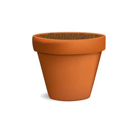 Empty Flower Pot Vector Art Icons And Graphics For Free Download