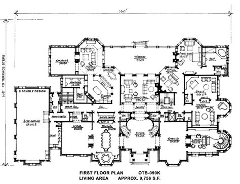 James canter postwar bungalows and midcentury ranches fill much of the prime downto. Marvelous Mansion Home Plans #1 Luxury Mansion Home Floor ...