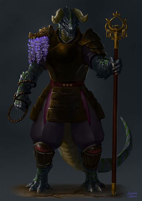 Artstation Dragonborn Dnd Commission Dungeons And Dragons