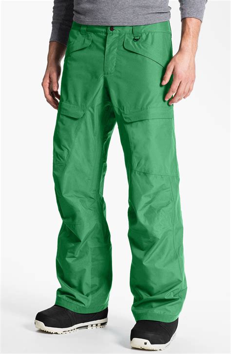 Patagonia Snowshot Snowboard Pants In Green For Men Brilliant Green