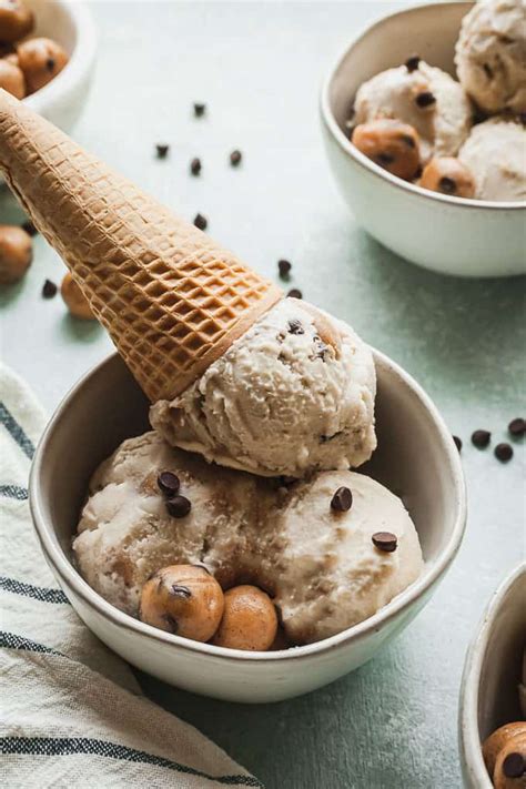 Vegan Chocolate Chip Cookie Dough Ice Cream The Live In Kitchen