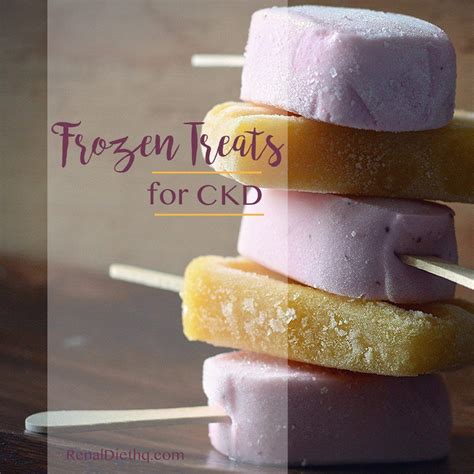 • new information on managing ckd in the. Frozen Treats for Chronic Kidney Disease Patients | Renal diet, Kidney disease diet recipes ...