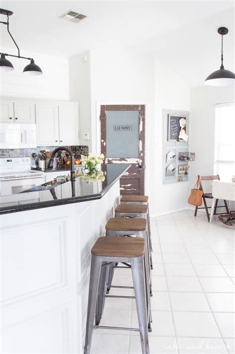 The good thing is the fact that if you are not able to manage to remodel your kitchen and change its look even. Rustic Gray Farmhouse Kitchen REVEAL! {T&H Kitchen ...