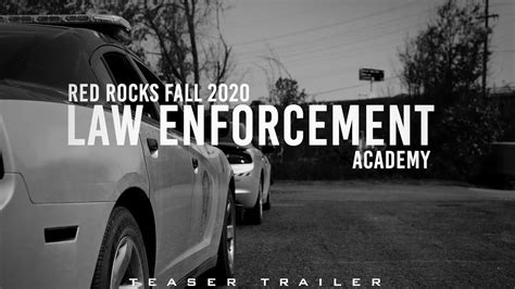 Red Rocks Law Enforcement Academy Fall 2020 Teaser Trailer - YouTube