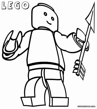 Lego Coloring Minifigures Pages Figure Printable Colorings