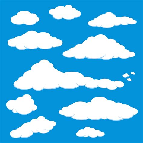 Cloud Svg Cloud Vector Cloud Eps Cloud Png Cloud Bundle Cloud Set