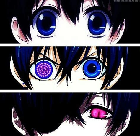 Three Different Eye Color Of Ciel Black Butler Amino