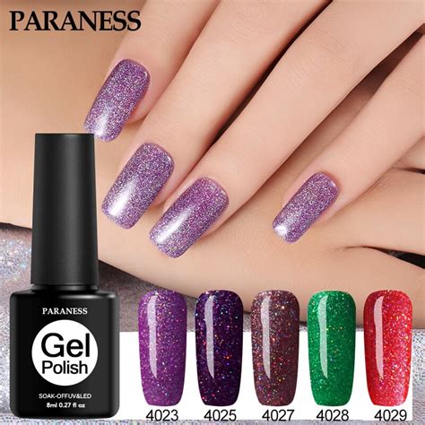 Paraness Colorful Neon Hybrid Gel Lacquer Art Soak Off Lucky Uv Lamp