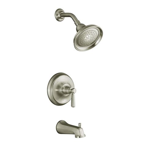 You're given the option of having a heater or not. KOHLER Bancroft Single-Handle 1-Spray Tub and Shower ...