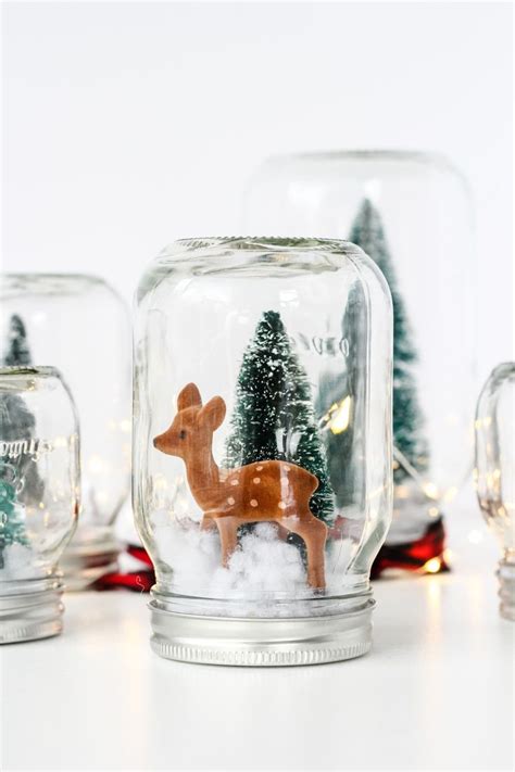 Diy Winter Wonderland Snow Globe Forest A Pretty Life In The Suburbs