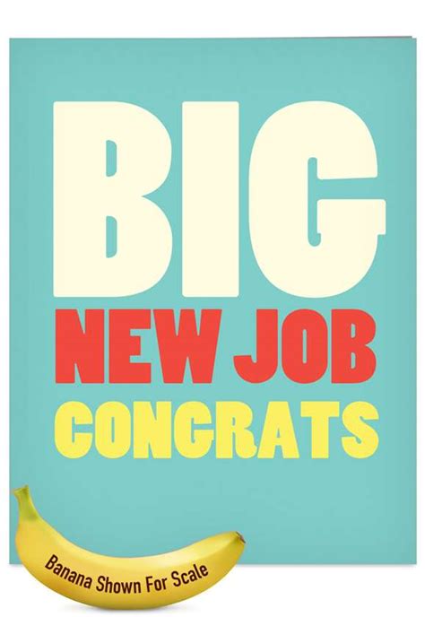 Big New Job Congrats Big Ones Congratulations Greeting Card