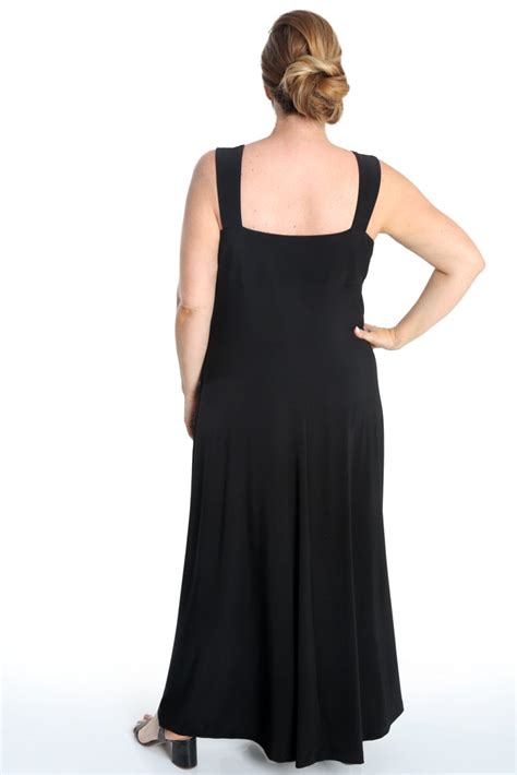 Vikki Vi Jersey Black Maxi Dress