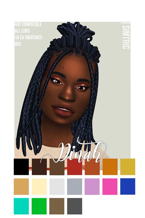 Dinah Simtric On Patreon Sims 4 Afro Hair Sims 4 Cc Sims