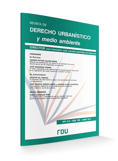 Librería Dykinson Revista de Derecho Urbanístico y Medio Ambiente