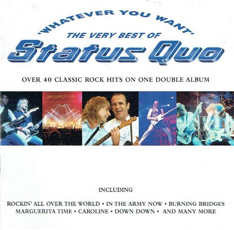 Whatever You Want The Very Best Of Status Quo By Status Quo Cd X 2