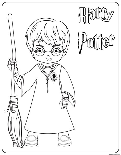 Coloriage Imprimer Harry Potter Facile Png Cool Coloring Pages The