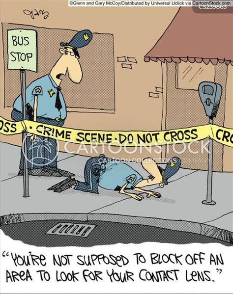 Police Tape Cartoons And Comics Funny Pictures From Cartoonstock
