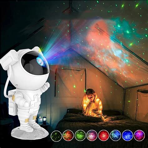 Predaj Led Creative Astronaut Galaxy Projector Lamp Gypsophila