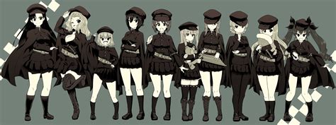 Nishi Kinuyo Marie Girls Und Panzer Mika Girls Und Panzer