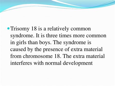 Ppt Trisomy 18 Edwards Syndrome Powerpoint Presentation Free