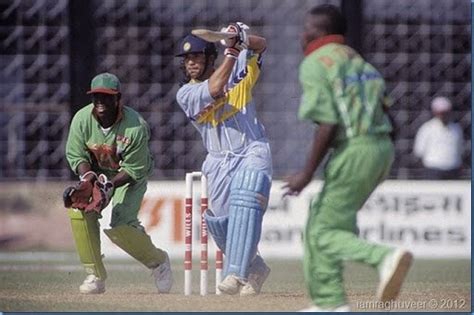 Sachin Tendulkar 127 India Vs Kenya 6th Match Wills World Cup 1996