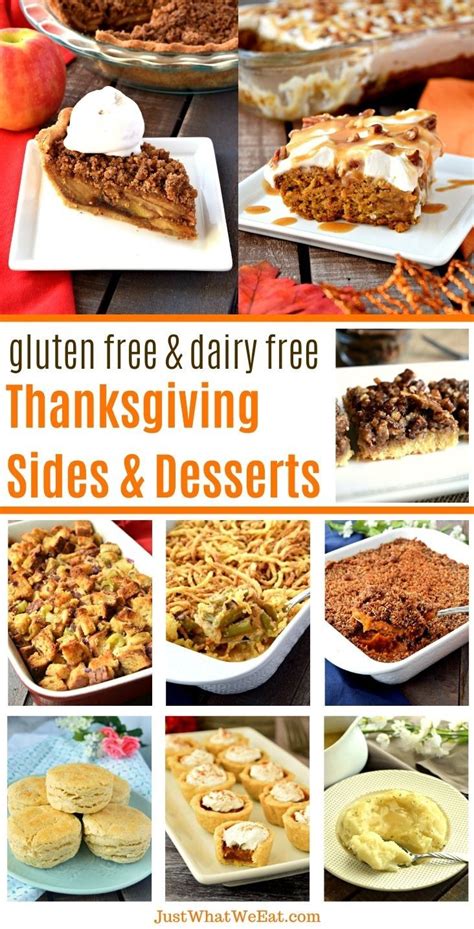 20 desserts you won't believe are dairy and egg free. Thanksgiving Sides and Desserts - Gluten Free, Dairy Free ...