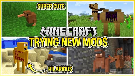 I Tried Brand New Minecraft Mods Youtube