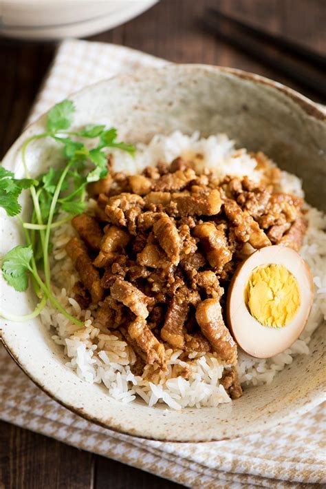 Taiwan/taiwanese culture, the taiwan/taiwanese government. Taiwanese Braised Pork Over Rice (Lu Rou Fan) | Curious Nut