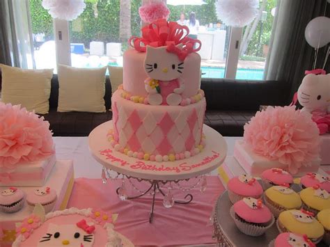 1st Birthday Hello Kitty Cake 1st Birthday Ideas