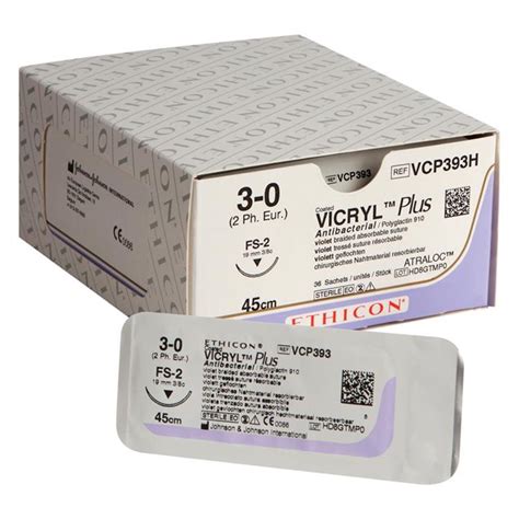 Coated Vicryl Plus Antibacterial Polyglactine 910 Hechtdraad