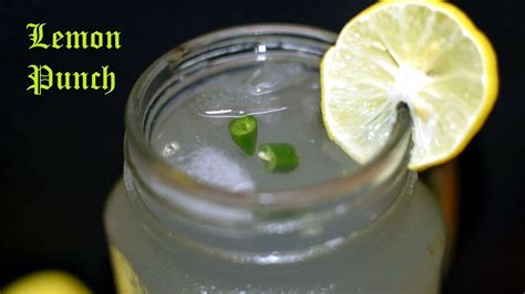 Lemon Punch How To Make Lemon Juice Summer Refreshing Lemon Drink