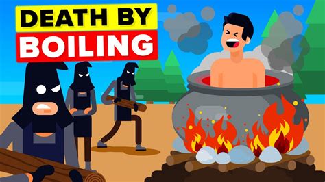 video infographic boiling alive worst punishments in the history of mankind infographic tv