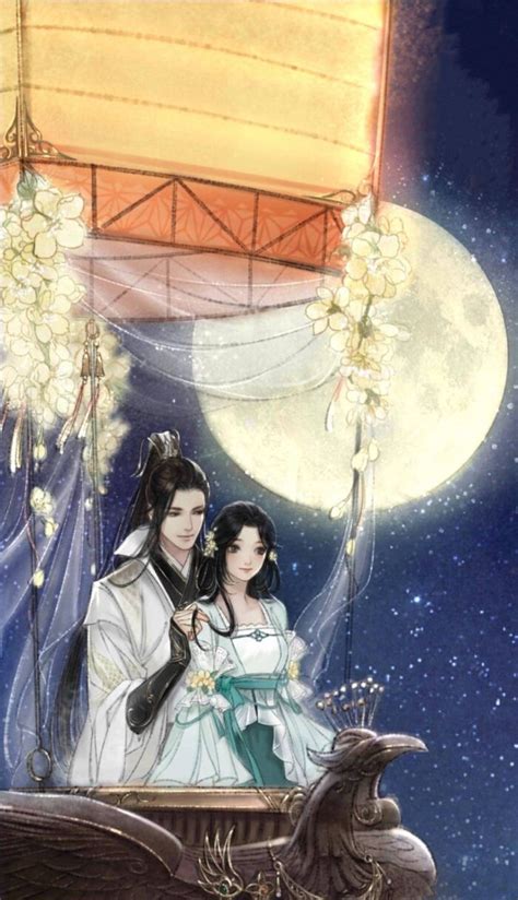 Most Beloved Love Story Chinese Art Girl Anime Love Couple Fantasy Art