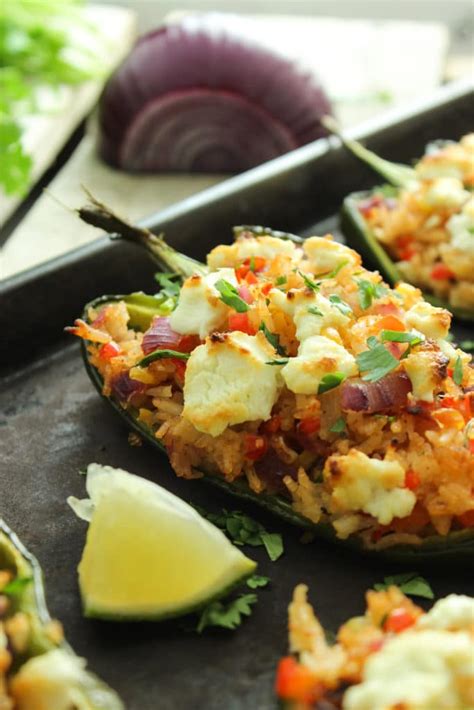 Mexican Cheese Stuffed Poblano Peppers