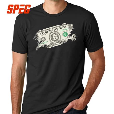 Tee Shirt In Crypto We Trust Bitcoin Us Dollars Vintage Cryptocurrency